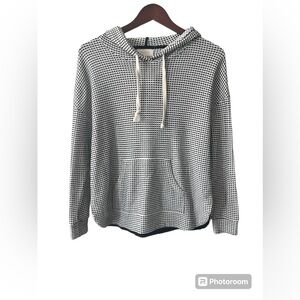 MELLODAY  Lightweight Black & White Hoodie Size XS Women